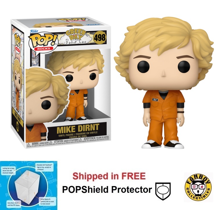 Funko POP Rocks Green Day Basket Case Mike Dirnt #498